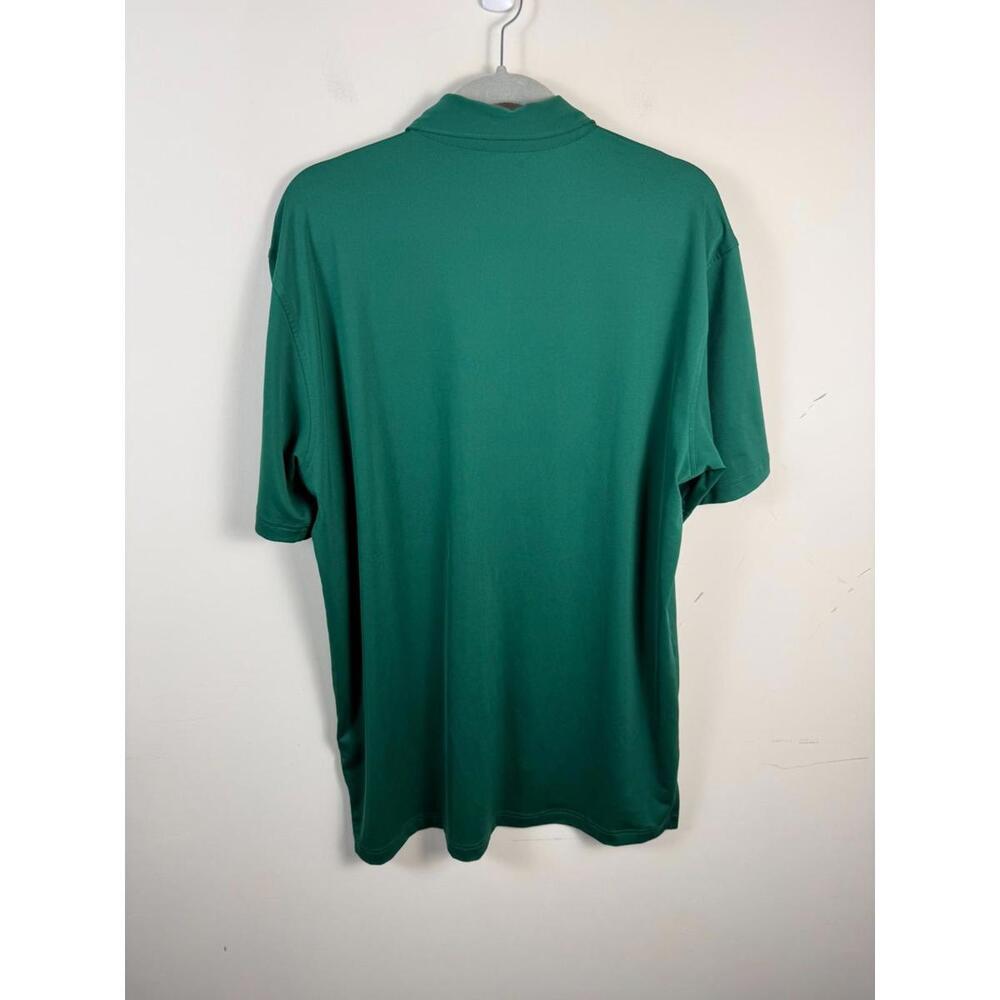 Masters Tech Polo Shirt Green Performance Golf Stretch Augusta Large - Picture 3 of 5